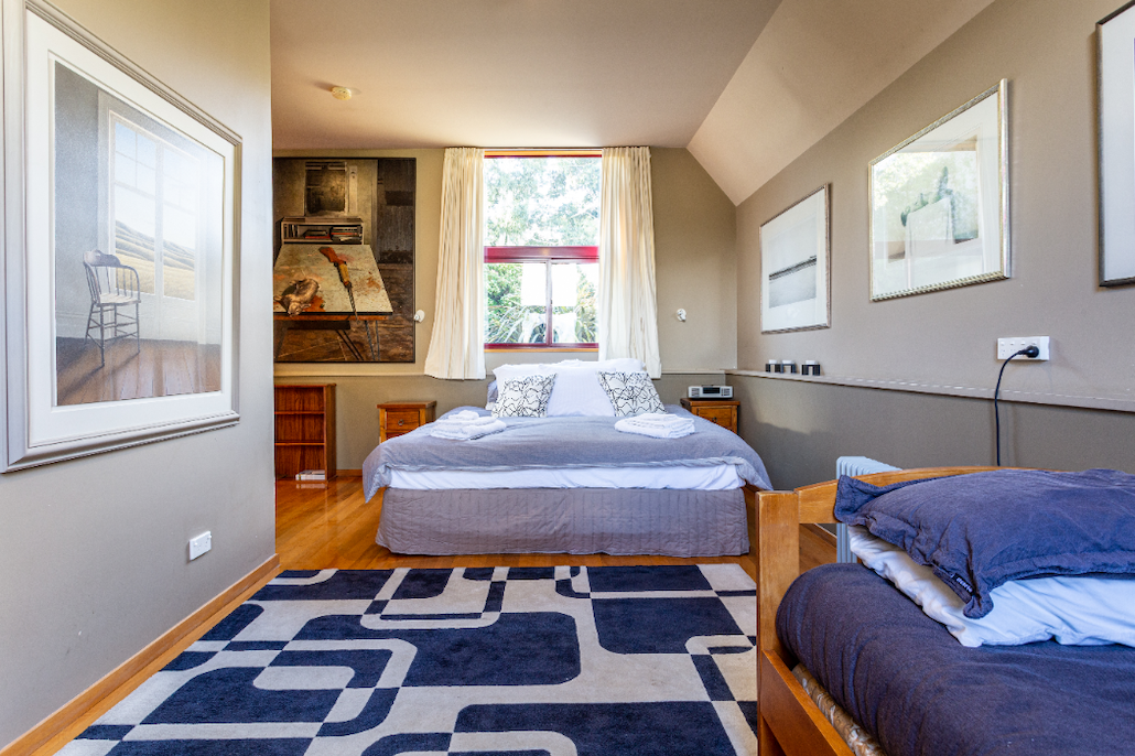 Bedroom with super king bed and single bed